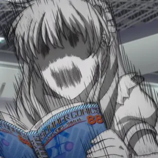 🎀 c54fff11 SUMMER COMICS anime, manga, comic book, illustration, shocked, woman telegram sticker