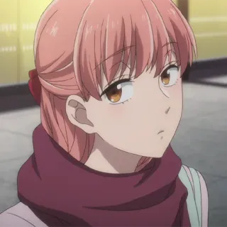 🎀 ebf51ad5 anime, character, pink hair, woman, cartoon telegram sticker