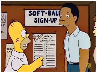 👉 c8179fbe Homer Simpson The Simpsons SOFT-BALL SIGN-UP 만화, 스포츠, 소프트볼, 가입하기, 심슨 가족, 호머 심슨 telegram sticker