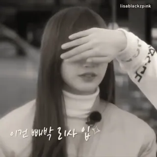 🪐 abb07ef5 이건 삐뽀박 로사 입 koreanisch, Mädchen, schwarz weiß, Frau whatsapp sticker