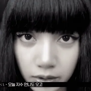 🪐 da2f8d60 Lisa SA: 오늘 지수 언니도 오고 kpop, sängerin, idol, frau, mädchen, asiatisch whatsapp sticker