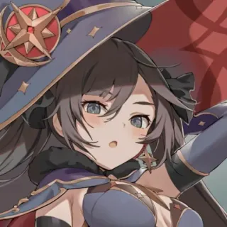 😒 a248cda1 Mona Genshin Impact อนิเมะ, ตัวละคร, โมน่า, Genshin Impact, แม่มด, น่ารัก, ผู้หญิง telegram sticker