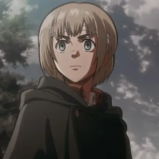 🌟 3ad8589c Armin Arlert Attack on Titan Anime, Manga, Armin Arlert, Attack on Titan, Hoạt hình telegram sticker