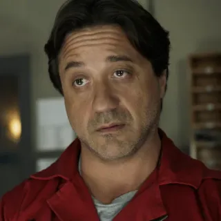 ☹️ d6bfed31 Berlin Money Heist Берлин, Бумажный дом, Педро Алонсо, Netflix, La Casa de Papel telegram sticker