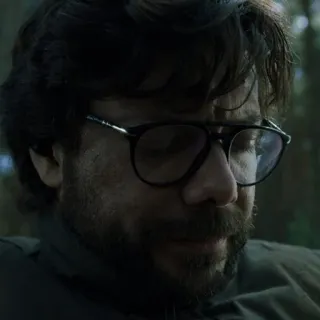 😞 1cd0a332 The Professor Money Heist 教授, ペーパー・ハウス, ペーパー・ハウス, キャラクター, 男, メガネ whatsapp sticker