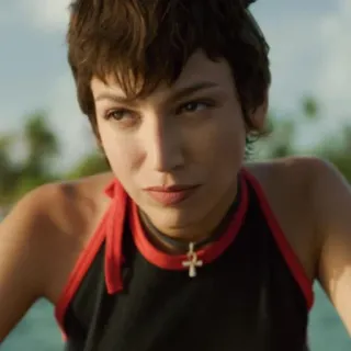 😐 4418704e Tokyo Money Heist 女性, 人, 顔, 女優, キャラクター, ペーパー・ハウス, トーキョー, ウルスラ・コルベロ whatsapp sticker