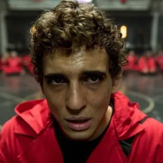 😨 5b865b9f Denver Money Heist ペーパー・ハウス, デンバー, La Casa de Papel, キャラクター, Netflix, ドラマ whatsapp sticker