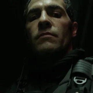 😠 932ebdfd 男性, 顔, ポートレート, 暗い, 真剣, 俳優 whatsapp sticker