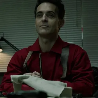😄 7dfbe4ed Berlin Money Heist Berlín, La Casa de Papel, serie, personaje, Pedro Alonso telegram sticker