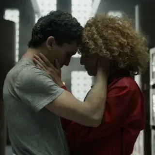 ❤️ c590071e pareja, afecto, abrazo, amor, relación telegram sticker