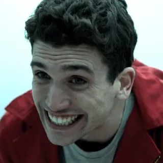😂 ee73afa9 Denver Money Heist La Casa de Papel, Denver, La Casa de Papel, personaje, actor, feliz telegram sticker