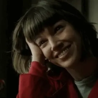 🍸 889aec46 Tokyo Money Heist Phi Vụ Triệu Đô, Tokyo, La Casa de Papel, Netflix, nhân vật, cười, hạnh phúc telegram sticker