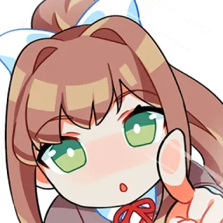 Monika Stickers whatsapp stickers