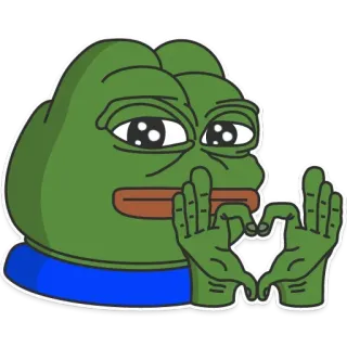 ❤️ 4379b97b Pepe the Frog Pepe, Rana, Meme, Meme di Internet, Rana Triste telegram sticker