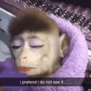 cutie monkey by irin＾∇＾ whatsapp stickers