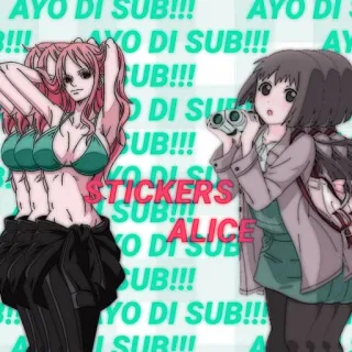 🏩 bbbe0fed AYO DI SUB!!! STICKERS ALICE telegram sticker