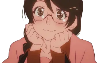 ☺️ 1a1673a8 Anime, Dziewczyna, Kreskówka, Kobieta, Ilustracja, Postać telegram sticker