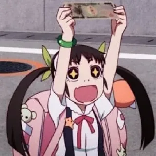 🧿 119b41dd anime, money, excited, character, cartoon telegram sticker