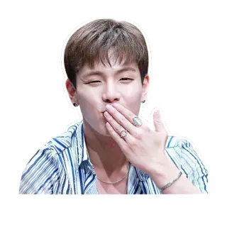 😘 0cef72ab kpop, orang, penyanyi, selebriti, pria, laki-laki, asia telegram sticker