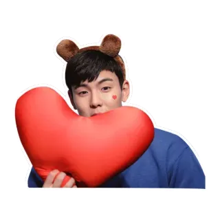 ❤️ 494a6a0f pria, hati, imut, cinta, orang, bando telegram sticker