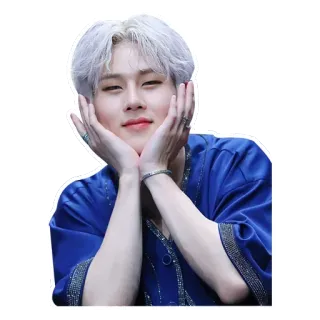 🤗 a91d5474 potret, selebriti, pria, K-pop, Korea, idola telegram sticker