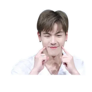 😊 c3afaef6 orang, pria, senyum, imut, potret telegram sticker