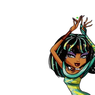 Monster High @yamstickers whatsapp stickers