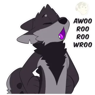 Monster Dog Stickers by Pulex telegram stickers
