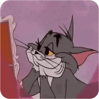 😴 18a34c4e Tom Kartun, Kucing, Lucu, Animasi, Tom and Jerry whatsapp sticker