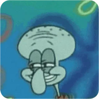 😴 ffa8a6f0 Squidward Spongebob Squarepants squidward, spongebob, kartun, meme, karakter whatsapp sticker