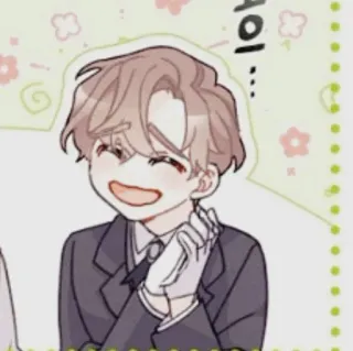 ⛲️ f17e71dc 하이... อนิเมะ, การ์ตูน, น่ารัก, ผู้ชาย, ตัวละคร, ภาพวาด telegram sticker