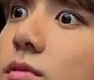 😳 89749a5d Gesicht, Nahaufnahme, Person, Ausdruck, Augen, Nase telegram sticker