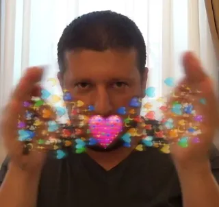 💞 d35c506d serca, miłość, uczucie, walentynki, mężczyzna, emocje whatsapp sticker