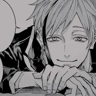 ❄️ a7183292 Anime, Manga, Portrait, Monochrome telegram sticker