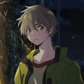 🥱 075f7212 Anime, Anak laki-laki, Karakter, Potret, Ilustrasi whatsapp sticker