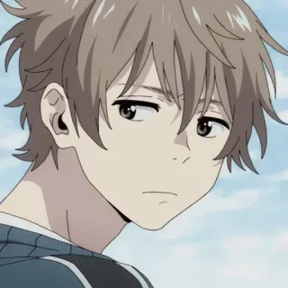 🥱 4bae4d3d Anime, Anak laki-laki, Karakter, Potret whatsapp sticker