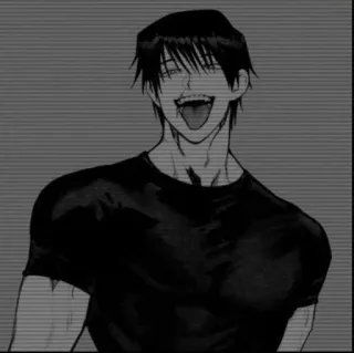 🥱 549d85aa Toji Fushiguro Jujutsu Kaisen Anime, Manga, Karakter, Hitam putih, Jujutsu Kaisen, Toji Fushiguro whatsapp sticker