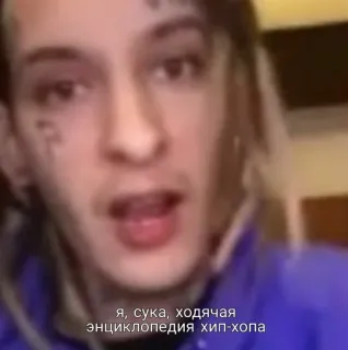📖 2ecd577f Я, сука, ходячая энциклопедия хип-хопа whatsapp sticker