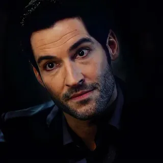 🤨 610a4db8 Lucifer Morningstar Lucifer Люцифер, Люцифер Морнингстар, Том Эллис, Сериал, Дьявол telegram sticker