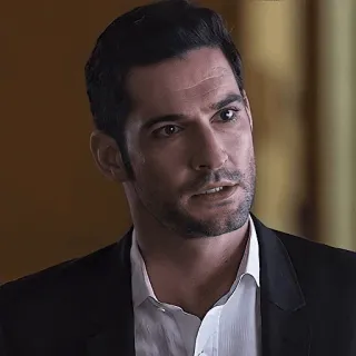 😒 e0159fb9 Lucifer Morningstar Lucifer люцифер, том эллис, дьявол, преступление, драма telegram sticker