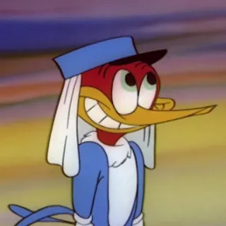 😁 8dcb51d3 Woody Woodpecker hoạt hình, chim, Woody Woodpecker, nhân vật, hài hước, hoạt họa telegram sticker