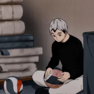 😌 15d86d67 Miya Atsumu Haikyuu!! Anime, Personaje, Voleibol, Deportes, Haikyuu whatsapp sticker