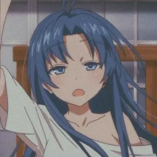 😴 3c41fec0 Chica anime, Dibujos animados, Pelo azul, Anime, Adormilado/a whatsapp sticker