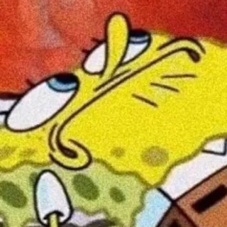 🧽 a3c7f46f Spongebob Squarepants 스폰지밥, 만화, 웃긴, 니켈로디언, 밈 telegram sticker