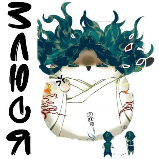 👊 80f07e17 ЗЛОЮСЯ 生气, 可爱, 卡通, 角色, 文本, 俄语 telegram sticker