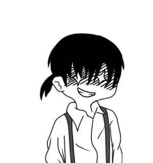 😈 b855906f anime, manga, boy, illustration, art, sticker telegram sticker