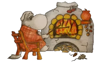 🛋 e32cae24 Moomin Moomin, Personaggio, Cartone animato, Camino, Finlandese, Animazione telegram sticker