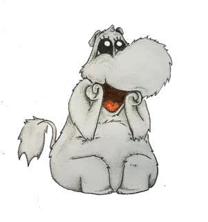 😃 ebea818d cartone animato, animale, carino, personaggio, illustrazione telegram sticker