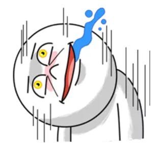 😹 47c16fe1 Cartone animato, Espressione, Divertente, Meme, Risata telegram sticker
