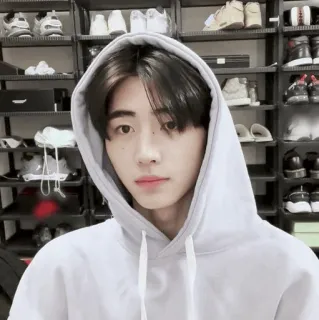 ☁️ 62119b3d คน, ผู้ชาย, เสื้อมีฮู้ด, ภาพเหมือน, เกาหลี telegram sticker